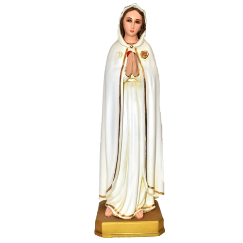 VIRGEN ROSA MÍSTICA 47CM 19INCH - De frente 03781