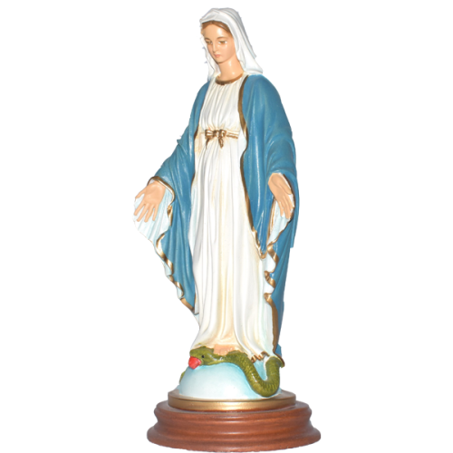 VIRGEN MILAGROSA - OUR LADY OF GRACE 25CM 10INCH - De lado 03484