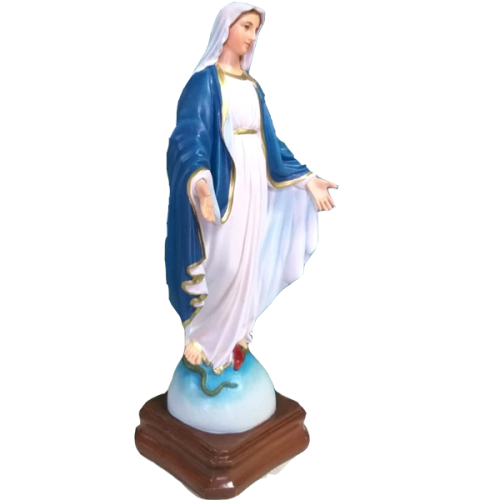 VIRGEN MILAGROSA - OUR LADY OF GRACE 31CM 12INCH - De lado 03477