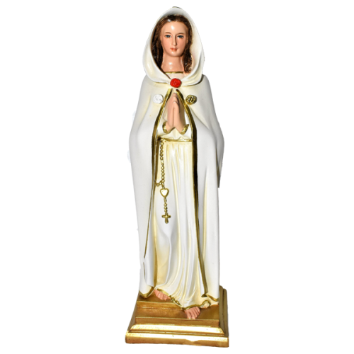 VIRGEN ROSA MÍSTICA 28CM 11INCH - De frente 03774