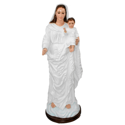 00360 Virgen de la Nube Con Joyeria – Our Lady of the Clouds with Jewelery 120cm 47INCH