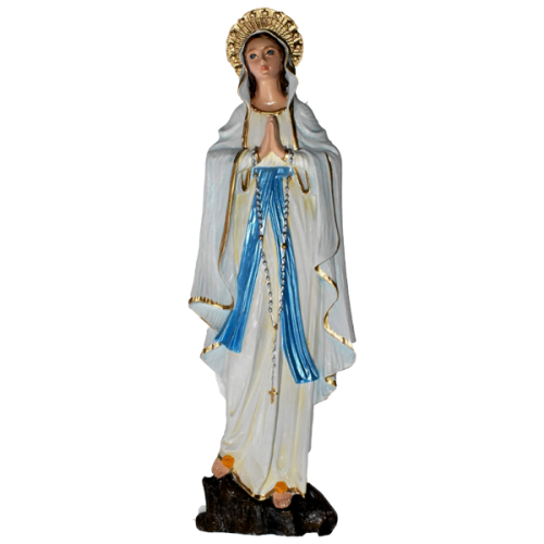 16088 Virgen de Lourdes Aplique - Our Lady of Lourdes Plaque 41cm 16INCH