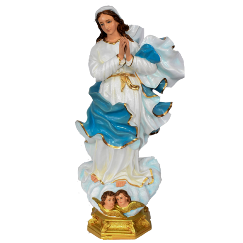 VIRGEN DE MURILLO BARROCO - OUR LADY OF ASSUMPTION BARROQUE 60CM 24INCH 03903