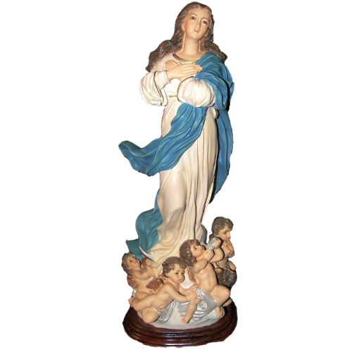 VIRGEN DE MURILLO - OUR LADY OF ASSUMPTION 39CM 15INCH 03897