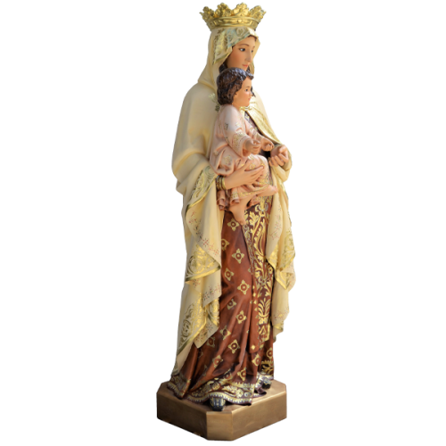 VIRGEN DEL CARMEN - OUR LADY OF MT. CARMEL 188CM 74INCH - De lado 03187