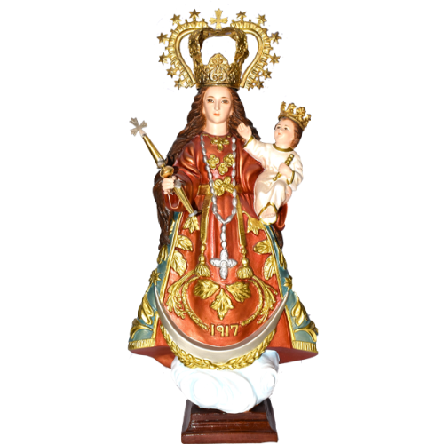 VIRGEN DEL CISNE JOYERIA DE METAL - OLO EL CISNE METAL JEWELRY 37CM 15INCH 03194