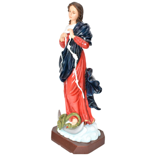 VIRGEN DESATANUDOS - MARY UNTIER OF KNOTS 30CM 12INCH - De lado07642