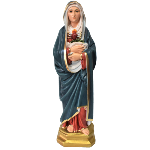 VIRGEN DOLOROSA BULTO - OUR LADY OF SORROW 31CM 12INCH 03248