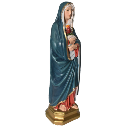 VIRGEN DOLOROSA BULTO - OUR LADY OF SORROW 31CM 12INCH - De lado 03248