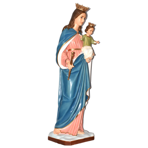 VIRGEN MARIA AUXILIADORA - HELP OF CHRISTIANS 150CM 59INCH - De lado 08519