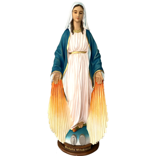 VIRGEN MILAGROSA CON RAYOS - OUR LADY OF GRACE WITH RAYS 41CM 16INCH 13568