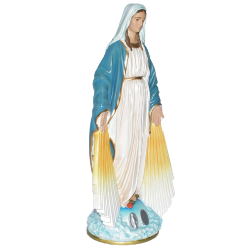 VIRGEN MILAGROSA CON RAYOS - OUR LADY OF GRACE WITH RAYS 41CM 16INCH - De lado 13568